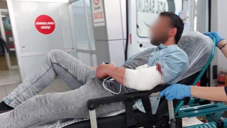 Eşiyle çıkan tartışmada kendini bıçakladı