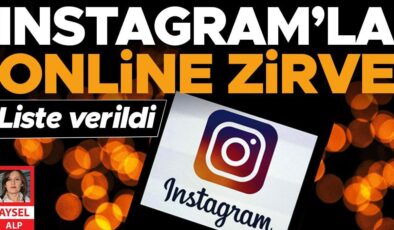 Instagram’la online zirve: Liste verildi
