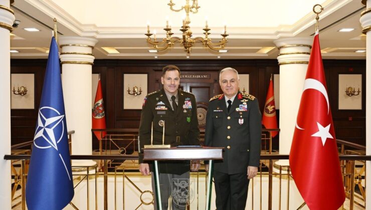 Genelkurmay Başkanı Gürak, NATO Müttefik Kara Komutanı Donahue’u kabul etti