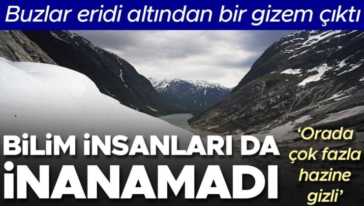Buzlar eridi altından bir gizem çıktı, bu keşiflere bilim insanları da inanamadı! ‘Orada çok fazla hazine gizli’